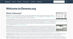 Desktop Screenshot of denemo.org